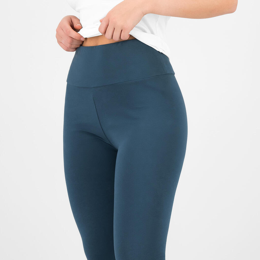 Women's Leggings - Blue/Grey